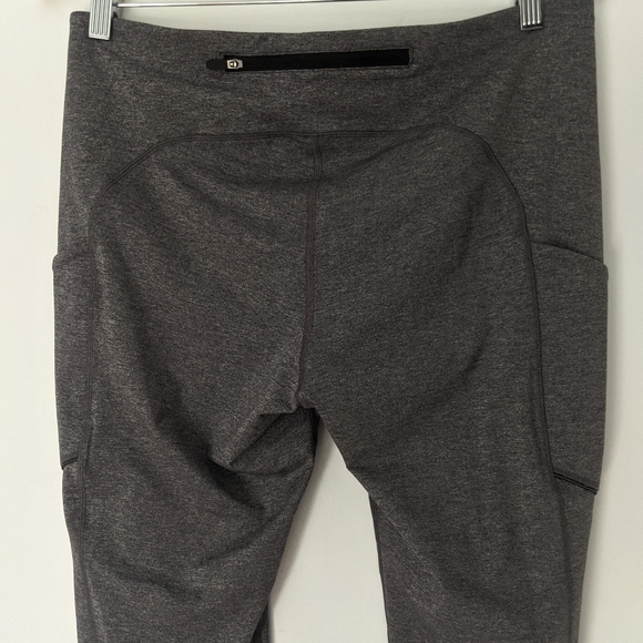 Lululemon Speed Up Crop 21" Heathered Black 12 - Picture 11 of 16